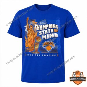 New York Knicks 2026 NBA Champions State of Mind T-Shirt