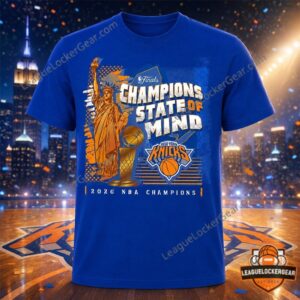 New York Knicks 2026 NBA Champions State of Mind T-Shirt