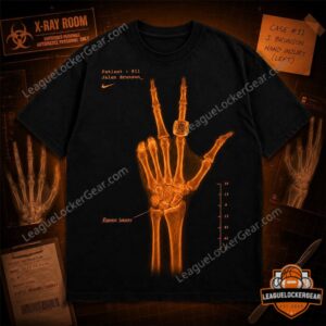 New York Knicks Jalen Brunson Wrist Surgery X-ray T-Shirt