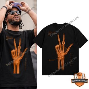 New York Knicks Jalen Brunson Wrist Surgery X-ray T-Shirt