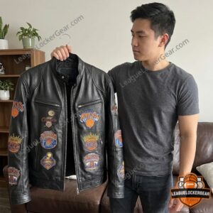 New York Knicks NBA Finals 2026 Champions Leather Jacket