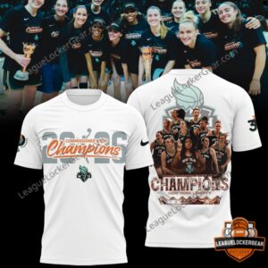New York Liberty 2026 Commissioner's Cup Champions T-Shirt