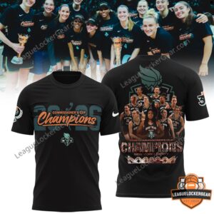 New York Liberty 2026 Commissioner's Cup Champions T-Shirt