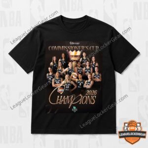 New York Liberty Commissioner's Cup Champions 2026 T-Shirt