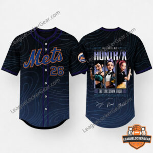 New York Mets HUNTR/X The Takedown Tour K-POP Baseball Jersey