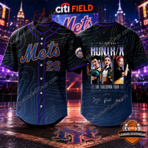 New York Mets HUNTR/X The Takedown Tour K-POP Baseball Jersey