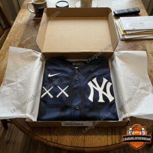 New York Yankees KAWS XX Camo Baseball Jersey