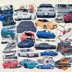 JDM legend Skyline GTR32 BNR32 Vinyl Stickers
