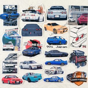 JDM legend Skyline GTR32 BNR32 Vinyl Stickers