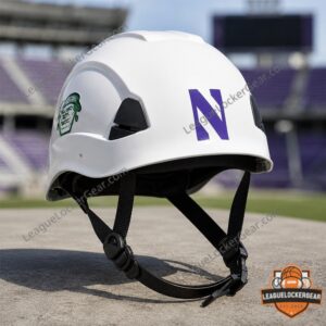 Northwestern Wildcats Chip Kelly David Braun Hard Hat