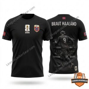 Norway National Football Team FIFA World Cup 2026 Erling Haaland T-Shirt