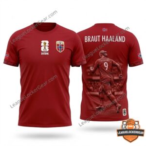 Norway National Football Team FIFA World Cup 2026 Erling Haaland T-Shirt