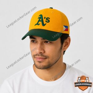 Oakland Athletics Philippines Flag Baseball Cap