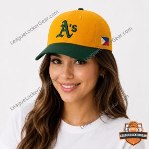 Oakland Athletics Philippines Flag Baseball Cap