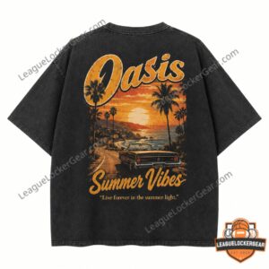 Oasis Summer Vibes Vintage Sunset T-Shirt