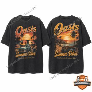 Oasis Summer Vibes Vintage Sunset T-Shirt