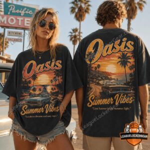 Oasis Summer Vibes Vintage Sunset T-Shirt