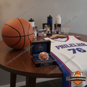 Philadelphia 76ers LeBron James Signed Championship Ring
