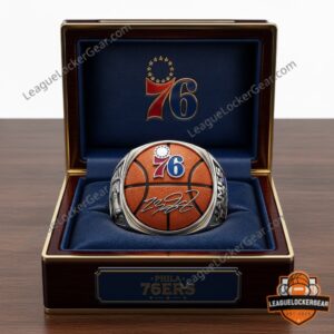 Philadelphia 76ers LeBron James Signed Championship Ring