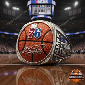 Philadelphia 76ers LeBron James Signed Championship Ring