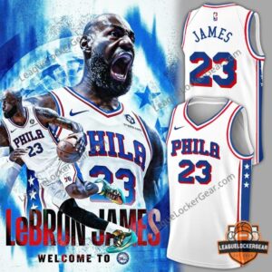 Philadelphia 76ers LeBron James Welcome To Basketball Jersey