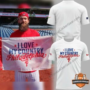 Philadelphia Phillies I Love My Country Philadelphia T-Shirt