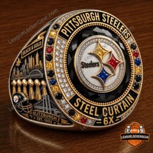 Pittsburgh Steelers Steel Curtain 6X Championship Ring