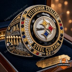 Pittsburgh Steelers Steel Curtain 6X Championship Ring