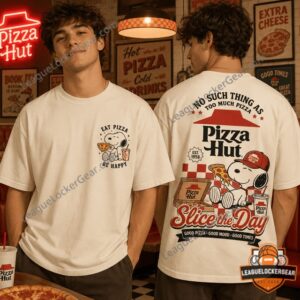 Pizza Hut Snoopy Slice the Day Est 1958 T-Shirt