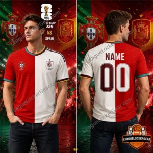 Portugal vs Spain FIFA World Cup 2026 Soccer Jersey