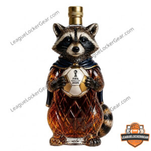 Raccoon FIFA World Cup 2026 Whiskey Decanter