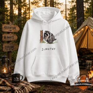 Raccoon Jimothy 2026 White T-Shirt