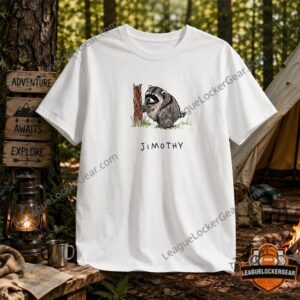 Raccoon Jimothy 2026 White T-Shirt