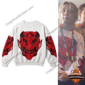 BTS Jimin World Cup 2026 Red Devil Sweatshirt