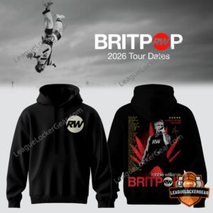 Robbie Williams BRITPOP 2026 Tour Dates Hoodie