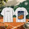 Roland Garros Paris France Tennis Clay Court T-Shirt