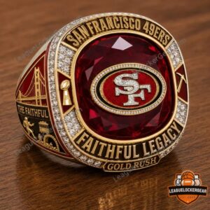 San Francisco 49ers Faithful Legacy Gold Rush Championship Ring