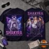 Shakira Las Mujeres Ya No Lloran World Tour 2026 T-Shirt