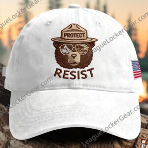 Smokey Bear Protect Resist Environmental Baseball Cap