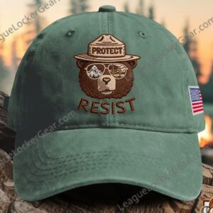 Smokey Bear Protect Resist Environmental Baseball Cap