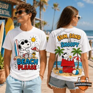 Snoopy Beach Please Sun Sand T-Shirt