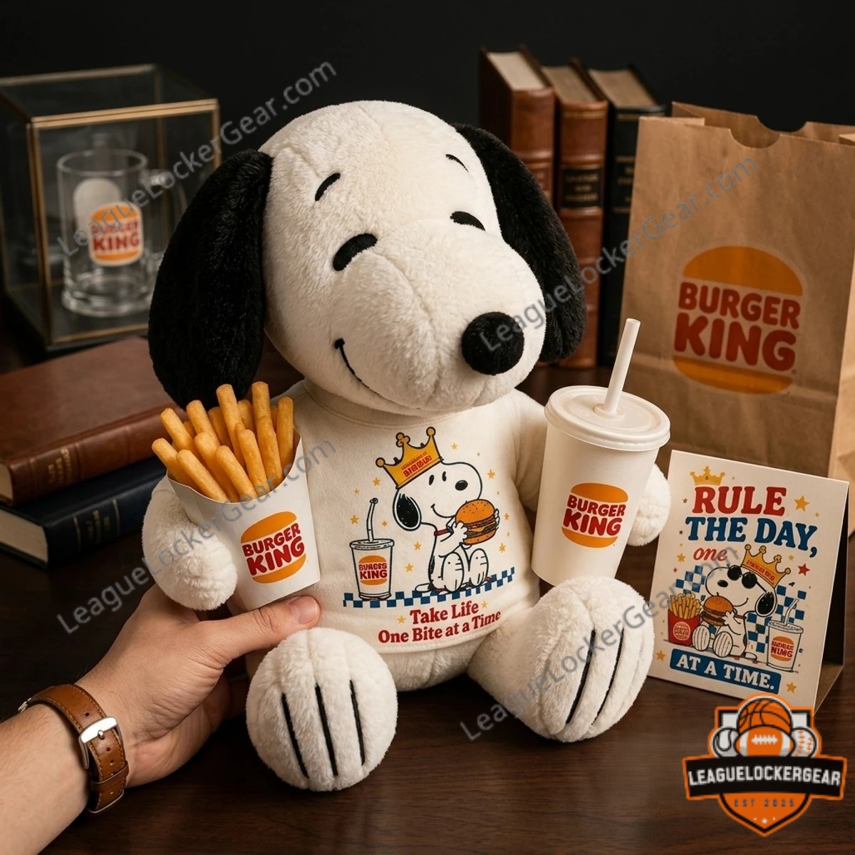 Snoopy Burger King Whopper Lover Premium Plush Doll