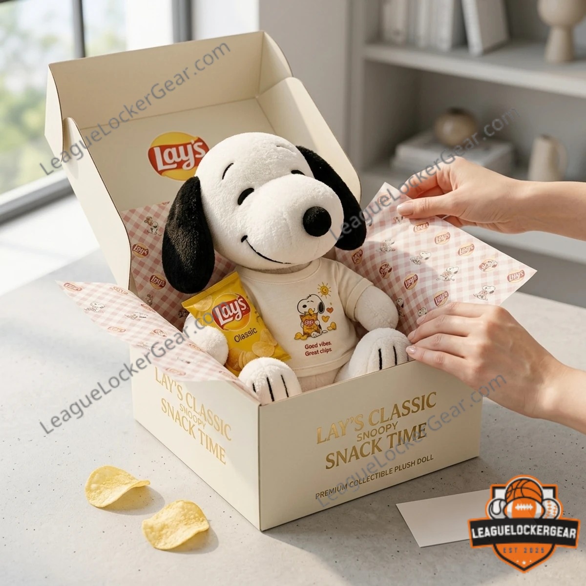 Snoopy Lay's Chips Good Vibes Plush Toy