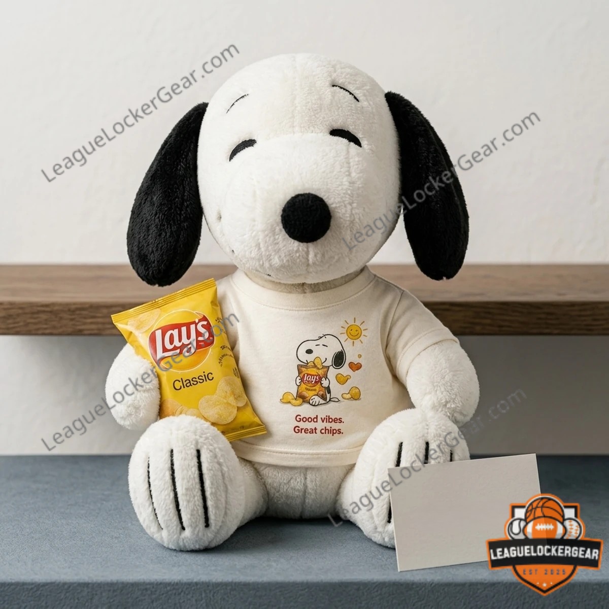 Snoopy Lay's Chips Good Vibes Plush Toy