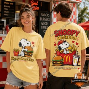 Snoopy McDonald's Happy Snack Day Snack Stop Fries T-Shirt