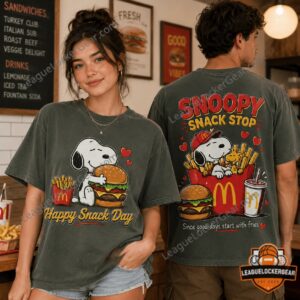 Snoopy McDonald's Happy Snack Day Snack Stop Fries T-Shirt