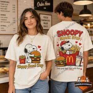 Snoopy McDonald's Happy Snack Day Snack Stop Fries T-Shirt