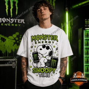 Snoopy Monster Energy Time and Focus T-Shirt