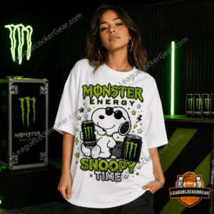 Snoopy Monster Energy Time and Focus T-Shirt