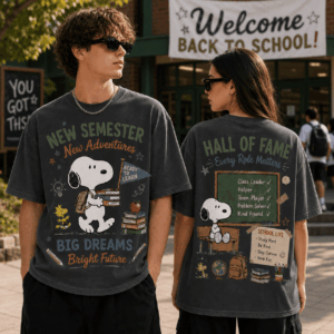 Snoopy New Semester Back to School T-Shirt